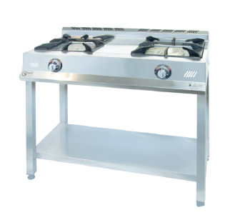 TABAN RAFLI İKİLİ KROM OCAK