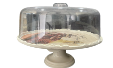 Yuvarlak Kek Fanusu 26x20 cm