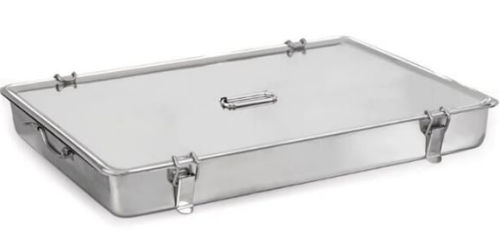 Çelik Fırın Tepsisi / Kapaklı